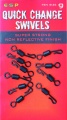 Łącznik, krętlik do szybkiej wymiany ESP Quick Change Swivel nr9 / 10szt / kolor matowy / *65-341-009* sklep wędkarski makarfish 1