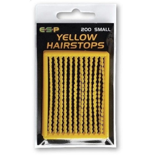 Stopery ESP Hairstops / Żółte / Small - większe / 2 x 100 szt / *65-312-004*  sklep wędkarski makarfish 