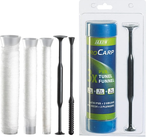 Zestaw 3 x Tunele PVA Jaxon XTR Carp / + 2 ubijaki / (18 mm, 23 mm, 44 mm ) x 5 m / *LC-PVA004* sklep wędkarski makarfish