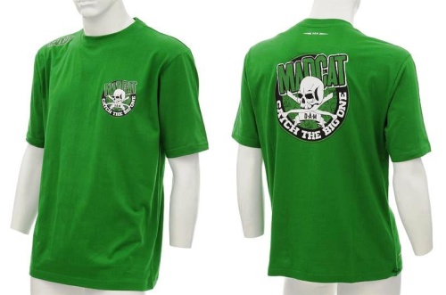 Koszulka T-shirt MAD Cat Skull & Clonks  rozm. XL  zielona  8875305 makarfish.jpg