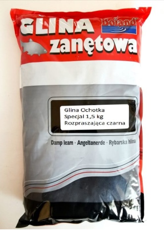 Glina Ochotka Specjal Boland / rozpraszająca czarna / 1,5 kg / *GL-SPO100* sklep wędkarski Makarfish 1