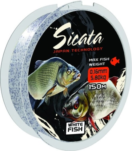 Żyłka Mistrall Sicata White Fish / biała-3D / ∅ 0,30 mm / 17,80 kg / 150 m / *ZM-3642030*  sklep wędkarski makarfish