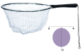 Podbierak muchowo - spinnigowy Jaxon / Soft Silicon Mesh / 35 x 45 cm / *PL-TRX101* sklep wędkarski makarfish