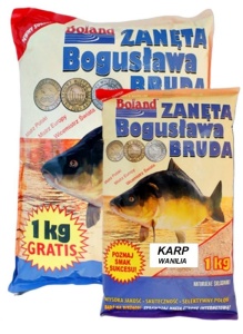 Zanęta Popularna Boland / Karp Wanilia / 1 kg / * ZA-PO111*
