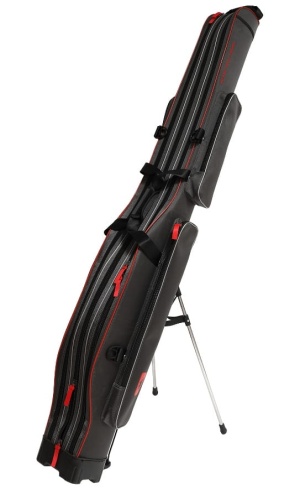 Pokrowiec usztywniany Mikado / 3 komory / 140 cm / *UWD-06-140-3-GY* sklep wędkarski Makarfish 1