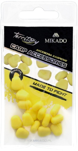 Sztuczna kukurydza Mikado / pływająca / żółta / 15 szt / *AMC11005-F* sklep wędkarski makarfish 1