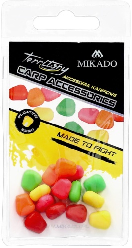 Sztuczna kukurydza Mikado / pływająca / mix kolorów / 15 szt / *AMC11005-99*  sklep wędkarski makarfish