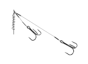 Przypon, dozbrojka z wkrętką Jaxon Sumato Spiral X2 / dwie kotwice - No 1/0 + 1 / 15 kg / 12 cm / *AJ-PAK12*