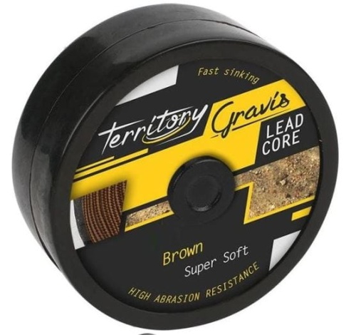 Plecionka Leadcore Leader Mikado / tonąca / 35 Lbs / 10 m / brązowy / *AMC-LL35B/B* sklep wędkarski makarfish