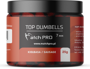 Match Pro Top Dumbells / 7 mm / Kiełbasa / tonące / 25 g / *979229*