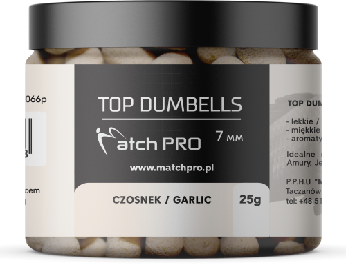 Match Pro Top Dumbells / 7 mm / Czosnek / tonące / 25 g / *979231* sklep wędkarski Makarfish 1