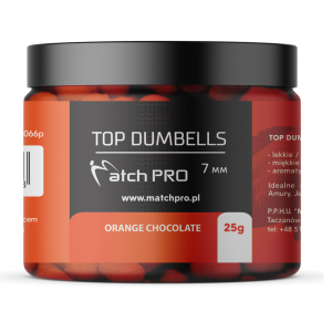 Match Pro Top Dumbells / 7 mm / Chocolate Orange / tonące / 25 g / *979237* 