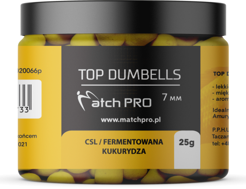 Match Pro Top Dumbells / 7 mm / CSL / tonące / 25g / *979241* sklep wędkarski Makarfish 1