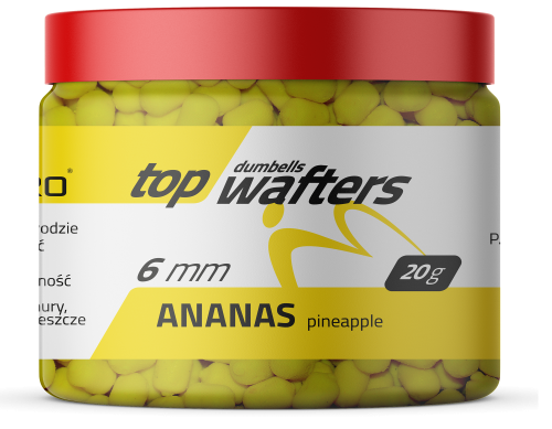 Match Pro Top Wafters Dumbells / 6 mm / Ananas / 20 g / *979388* sklep wędkarski Makarfish