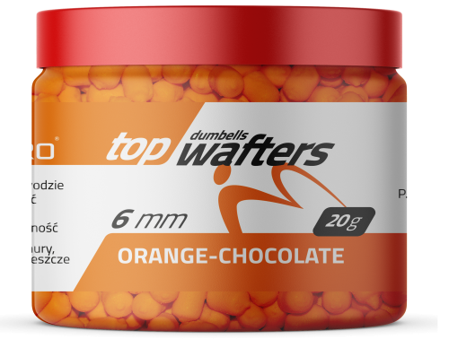 Match Pro Top Wafters Dumbells / 6 mm / Orange Chocolate / 20 g / *979385* sklep wędkarski Makarfish