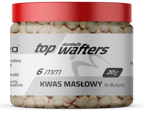 Match Pro Top Wafters Dumbells / 6 mm / Kwas Masłowy / 20 g / *979396* sklep wędkarski Makarfish