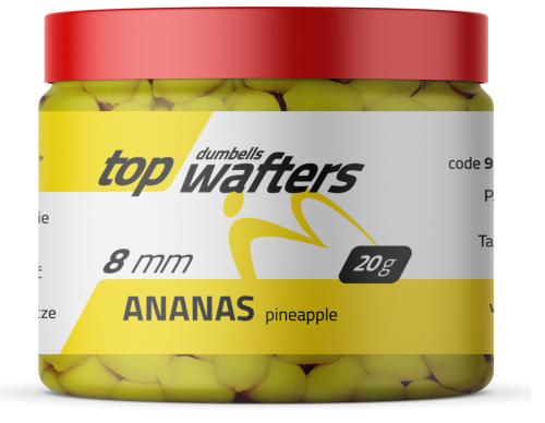 Match Pro Top Wafters Dumbells / 8 mm / Ananas / 20 g / *979306* sklep wędkarski Makarfish 1