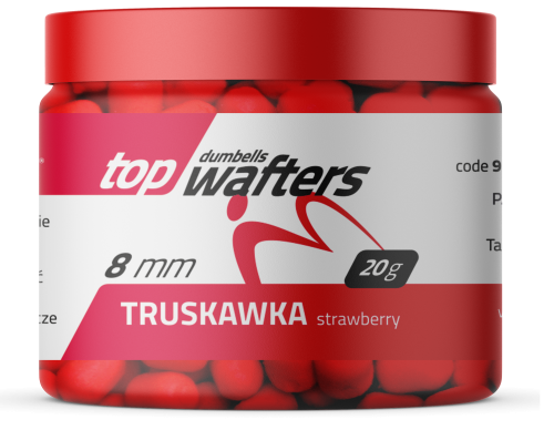 Match Pro Top Wafters Dumbells / 8 mm / Truskawka / 20 g / *979309* sklep wędkarski Makarfish 1