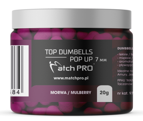 Match Pro Top Dumbells POP UP / 7 mm / Morwa / 20 g / *979274* sklep wędkarski Makarfish 1