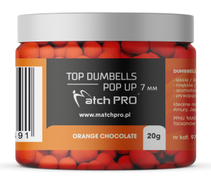 Match Pro Top Dumbells POP UP / 7 mm / Orange Chocolate / 20 g / *979275*