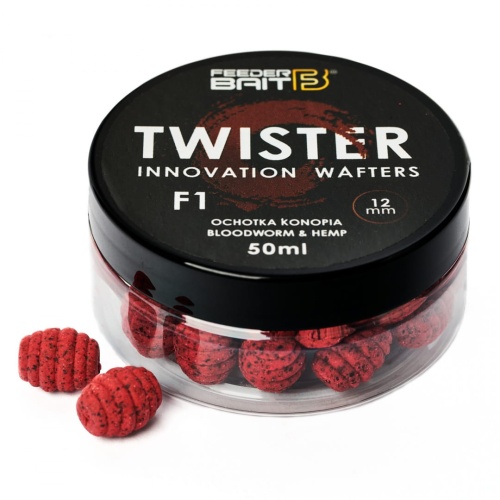 Twister Feeder Bait / F1- Ochotka & Konopia / zbalansowane / 12 mm / 50 ml / *FB30-2* sklep wędkarski Makarfish