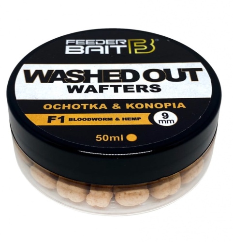 Washed Out Wafters Feeder Bait / Ochotka - Konopie / neutralne / 9 mm / 50 ml / *FB33-9* sklep wędkarski Makarfish 1