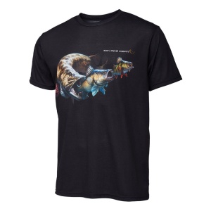 Koszulka, T-Shirt Savage Gear Cannibal - Black / roz. XL / Czarna  / *71580*    