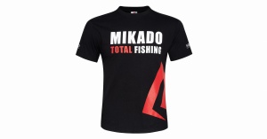 Koszulka T-Shirt Mikado Total Fishing / roz. L / Czarna / *UMH-05-BK-L*