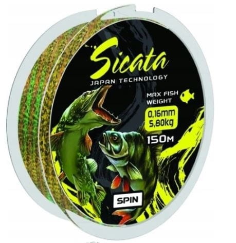 Żyłka Mistrall Sicata Spin / zielona-3D / ∅ 0,22 mm / 10,60 kg / 150 m / *ZM-3604022* sklep wędkarski makarfish 1
