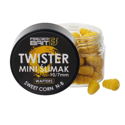 Twister Mini Ślimak Feeder Bait / Słodka Kukurydza - NBC / Wafters / 10x7 mm / 25 ml / *FB35-8* sklep wędkarski Makarfish