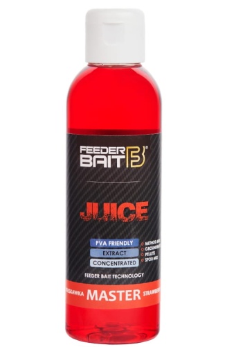 Gęsta zalewa do zanęt, pelletu Juice Feeder Bait / Truskawka / 150 ml / *FB29-11* sklep wędkarski Makarfish