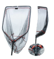 Podbierak składany z gumowaną siatką Mistrall / 1,75 m / 75 x 60 cm / *AM-6008582* sklep wędkarski makarfish 2