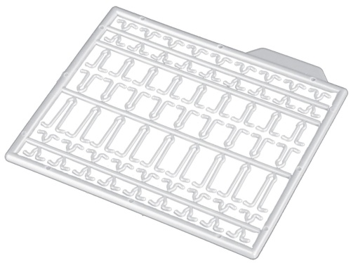 Stopery przedłużające włos Mikado / transparentne / 126 szt / *AMC-11504-07-T*sklep wędkarski Makarfish