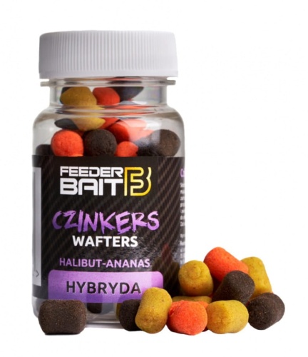 Kulki proteinowe Czinkers Feeder Bait / Hybryda - Halibut & Ananas / neutralne / 7 x 10 mm / 60 ml / *FB19-3* sklep wędkarski makarfish