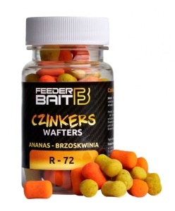 Kulki proteinowe Czinkers Feeder Bait / R72 - Brzoskwinia & Ananas / neutralne / 7 x 10 mm / 60 ml / *FB19-8*