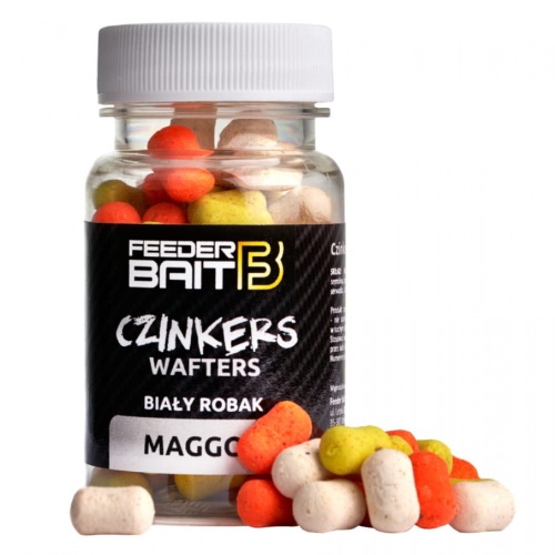 Kulki proteinowe Czinkers Feeder Bait / Maggot - Biały Robak / neutralne / 7 x 10 mm / 60 ml / *FB19-7* sklep wędkarski makarfish
