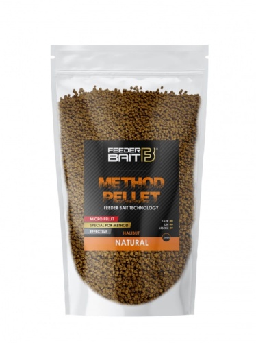 Pellet Feeder Bait / Natural - Halibut / 2 mm / 800 g / *FB11-3* sklep wędkarski makarfish