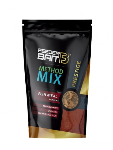 Zanęta Method Mix Prestige Feeder Bait / Fish Meal Red Spice / 800 g / *FB25-7* sklep wędkarski Makarfish