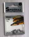 Agrafka Spinwal Snap / No 18 / 7 kg / 10 szt / sklep wędkarski Makarfish  1