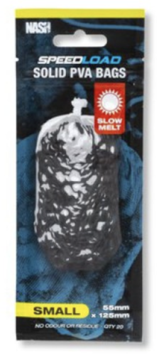 Worki PVA Nash Speedload System / Small / Slow Melt / 55 x 125 mm / 20 szt / *T8654* sklep wędkarski makarfish 1