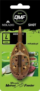 Koszyk Mikado Method Feeder QMF / Shot / 30 g / roz. L / *AMFS-QMF-1L-30B*