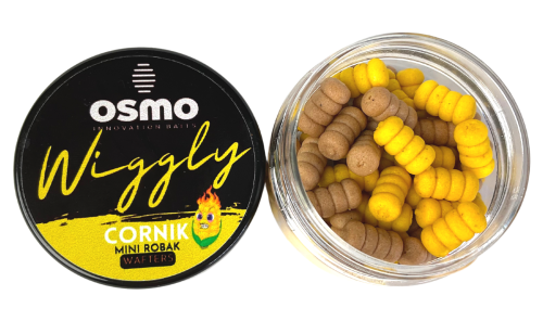 Przynęta Osmo Wiggly Mini Robak / Cornik / 12 x 6 mm / 25 ml /  sklep wędkarski Makarfish