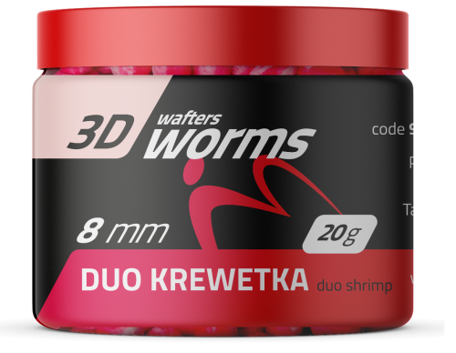 Match Pro Top Worms Wafters / 8 mm / Duo Krewetka / 20 g / *979281*  sklep wędkarski Makarfish 1