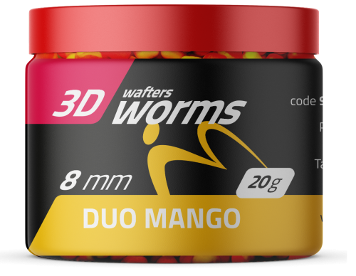 Match Pro Top Worms Wafters / 8 mm / Duo Mango / 20 g / *979280*  sklep wędkarski Makarfish 1