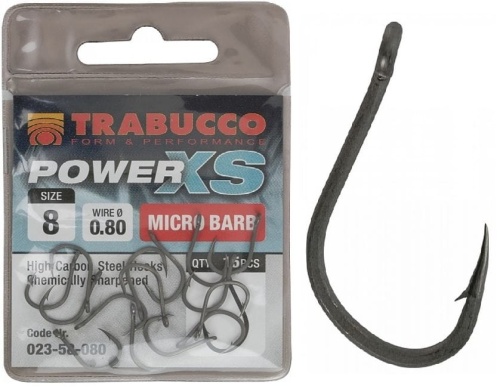 Haczyki Trabucco Power XS / No 14 / 15 szt / z oczkiem / *23-58-140* sklep wędkarski Makarfish