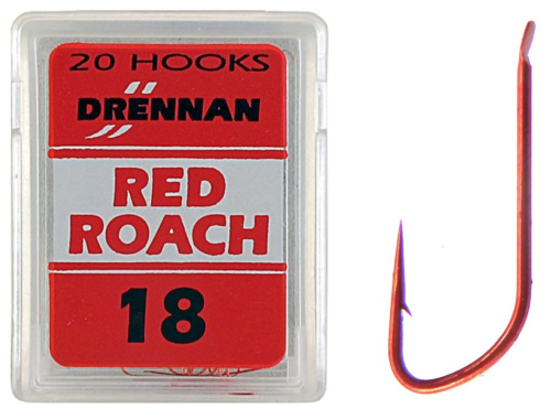 Haczyki Drennan Red Roach : Czerwone : roz 14 : * 69-010-014* sklep wdkarski makarfish.png