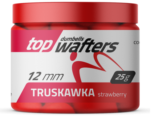 Match Pro Top Wafters Dumbells / 12 mm / Truskawka / 25 g / *979485* sklep wędkarski Makarfish 1