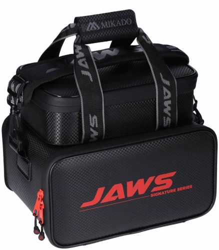 Torba Mikado Jaws EVA usztywniana / czarna / M / 30 x 20 x 23 cm / *UWI-016* sklep wędkarski Makarfish 1