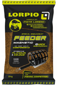 Zanęta Lorpio Magnetic Feeder  / Dark / 2 kg / *ZA-LO522*  