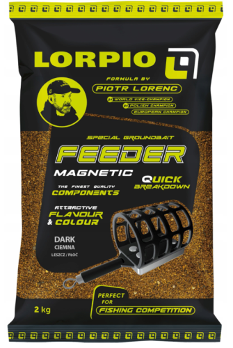 Zanęta Lorpio Magnetic Feeder  / Dark / 2 kg / *ZA-LO522*   sklep wędkarski makarfish 1